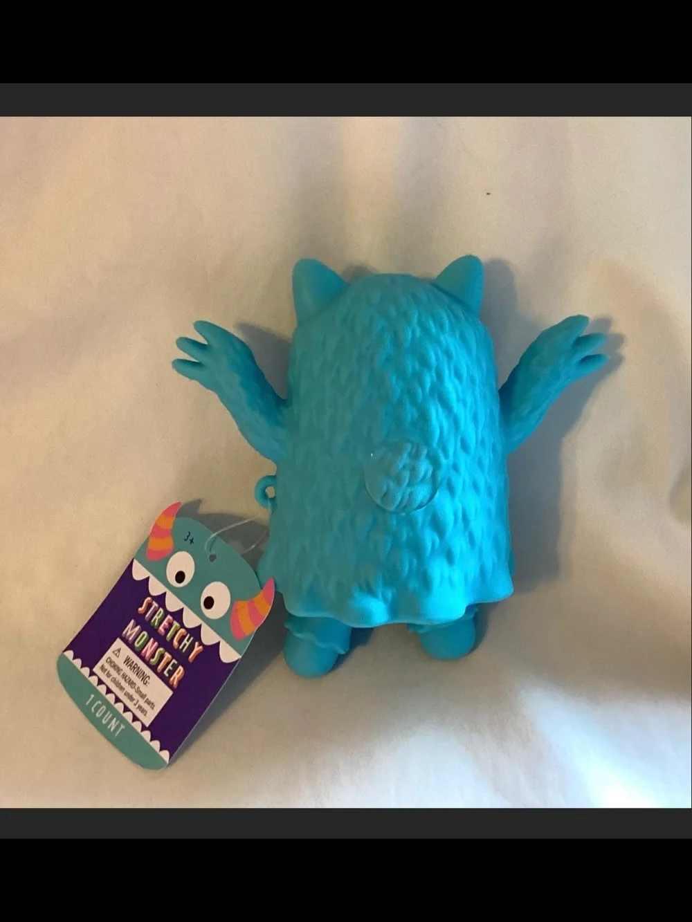Blue Stretch Monster Toy - Cute Plush-Style Kids Figure